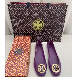 Tory Burch Metal Jelly Reva Size 9